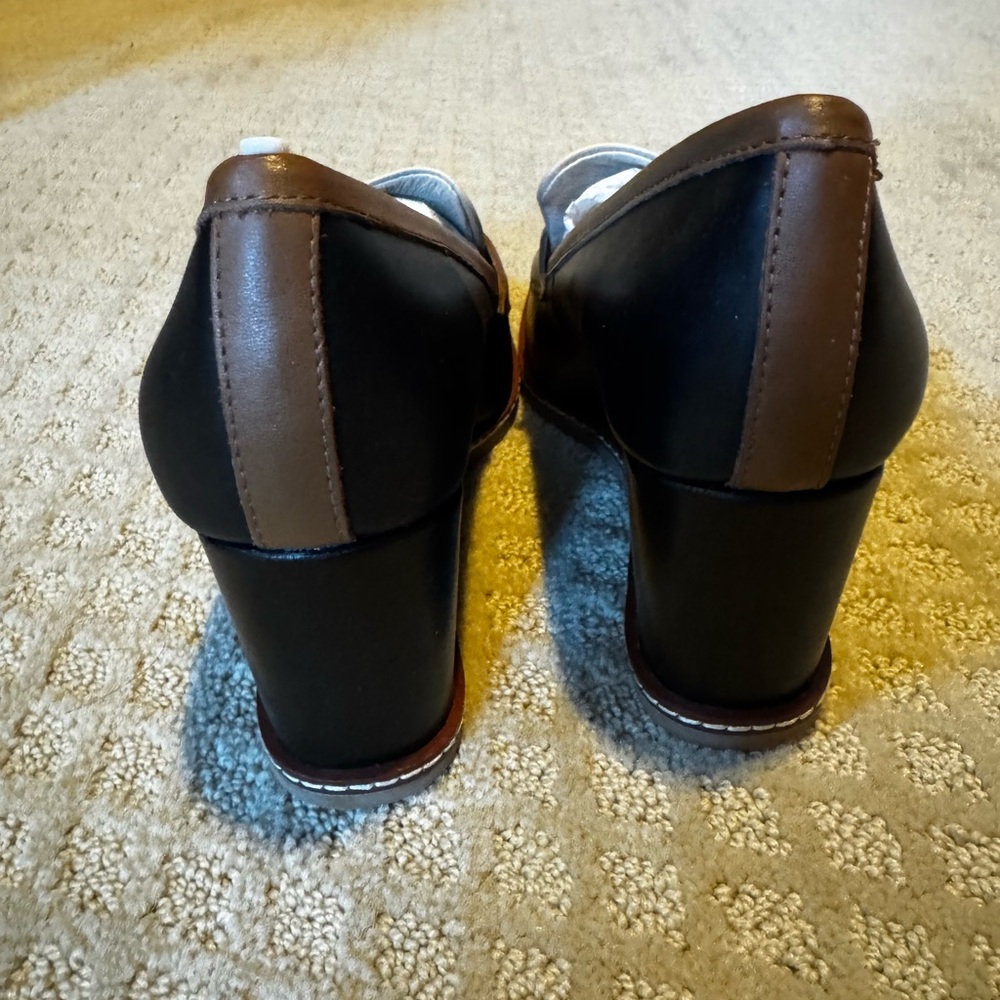 Sanctuary‎ Cadence Leather Wedge Loafer / New in Box / MSRP 4149 - Picture 7 of 8